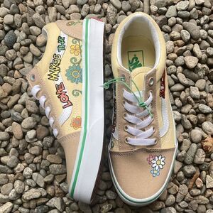 Little Kids Vans Old Skool x Sesame Street Elmo Sneakers Shoes Size 2